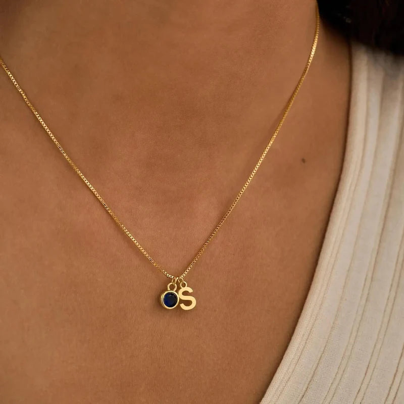 PERSONALISED INITIAL NECKLACE FOR WOMEN